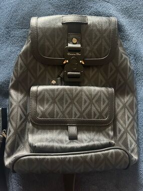 Christian Dior Black Hit the Road Sling Backpack